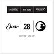 Elixir 13128 Polyweb 80/20 Bronze Wound Acoustic Guitar Strings 0.028