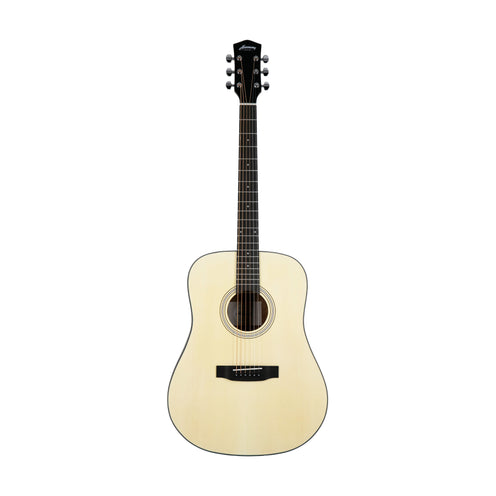 Harmony Foundation Series Terra Dreadnought Acoustic Guitar, Natural Satin