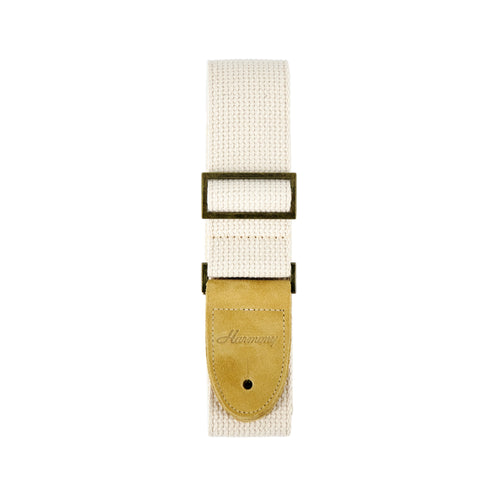 Harmony Cotton Guitar Strap, Cream