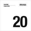 Jim Dunlop DPS20 Plain Steel Electric Guitar String, .020