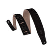 Levy's MS26 2.5inch Suede Guitar Strap, Black