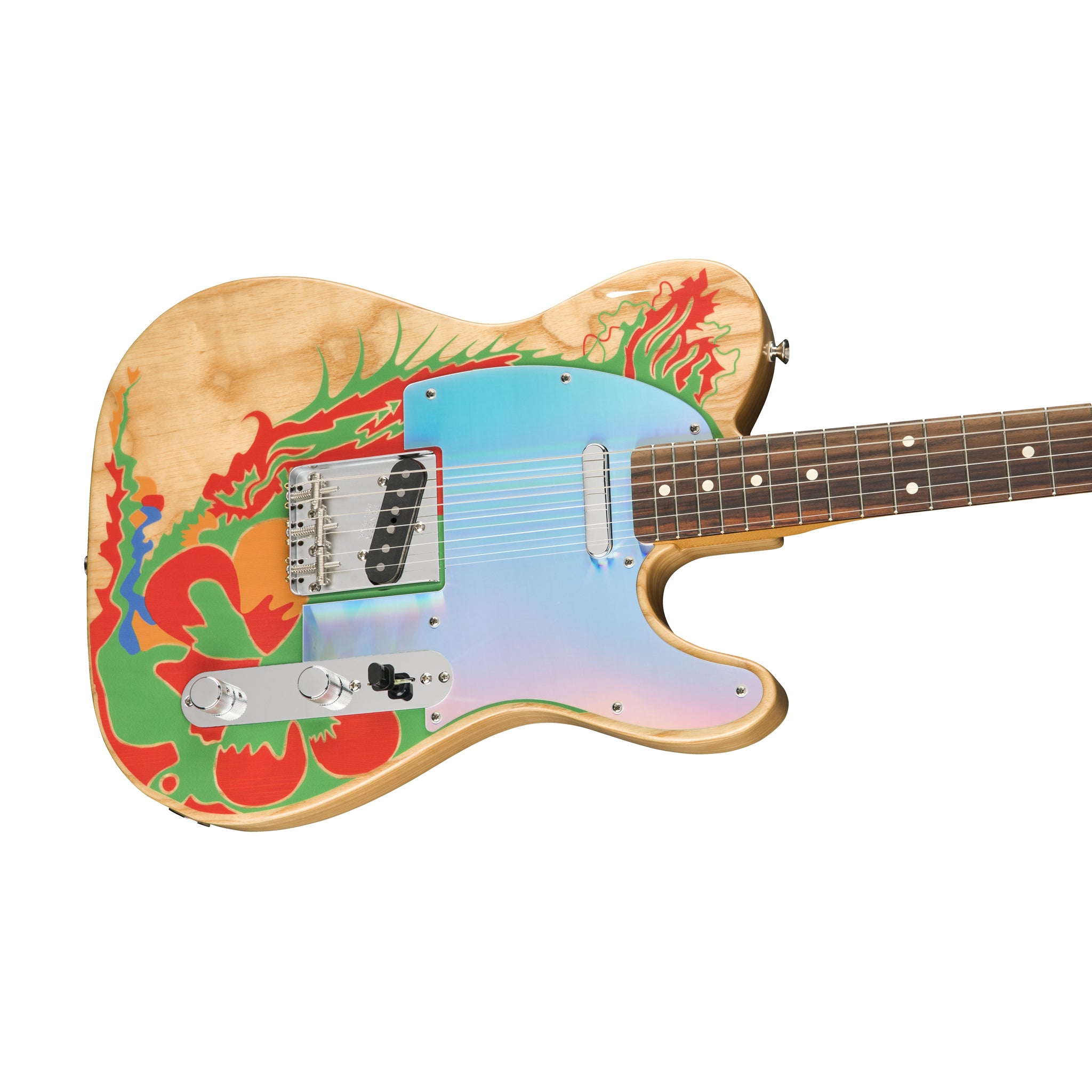 Fender Jimmy Page Dragon Telecaster Electric Guitar, RW FB