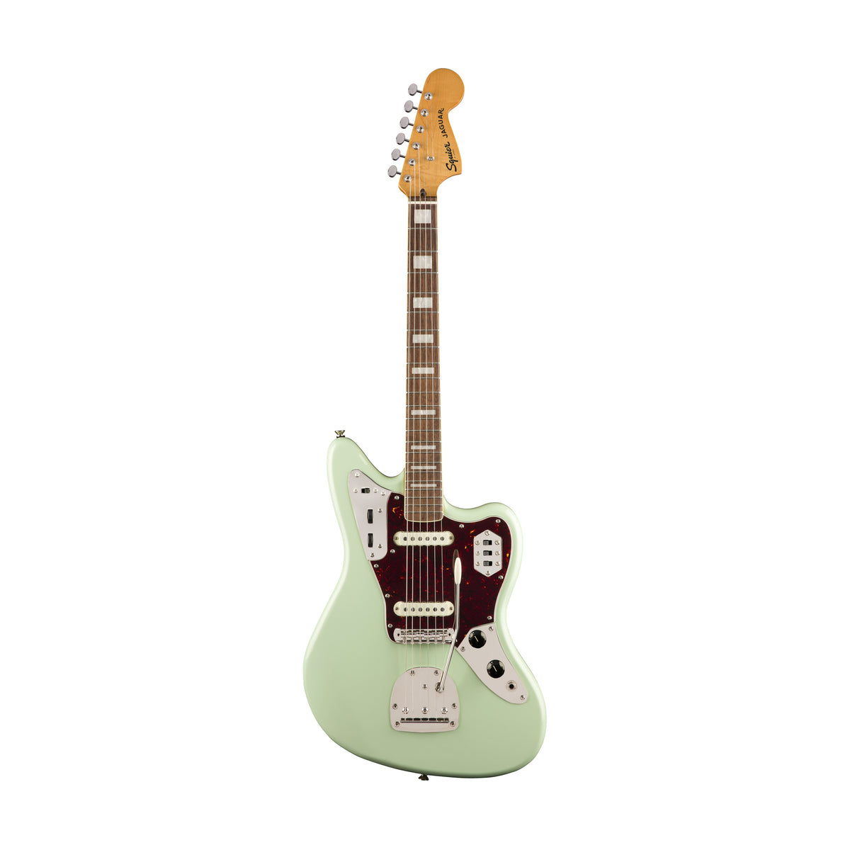 Squier Classic Vibe 70s Jaguar Electric Guitar, Laurel FB, Surf