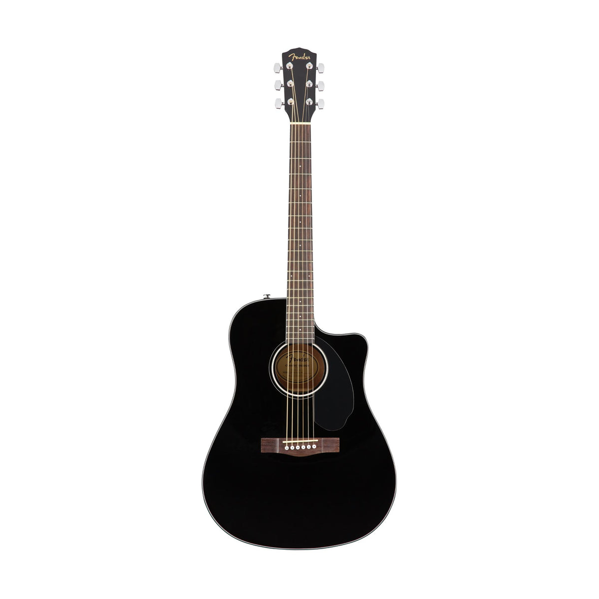 Fender アコースティックギター　CD-60CE BLK Fender CD-60SCE Dreadnought Acoustic Guitar, Walnut FB, Black