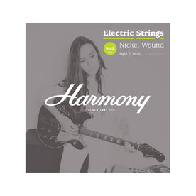 Harmony HE01 Nickel Electric Guitar Strings, Light, 9/42