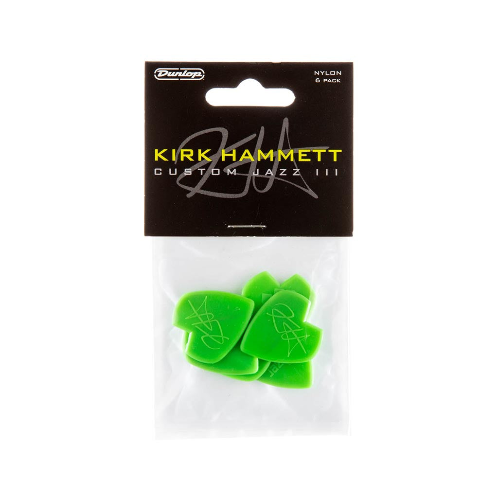Jim Dunlop 47PKH3N Kirk Hammett Jazz III Pick, 6-Pack – Dawsons