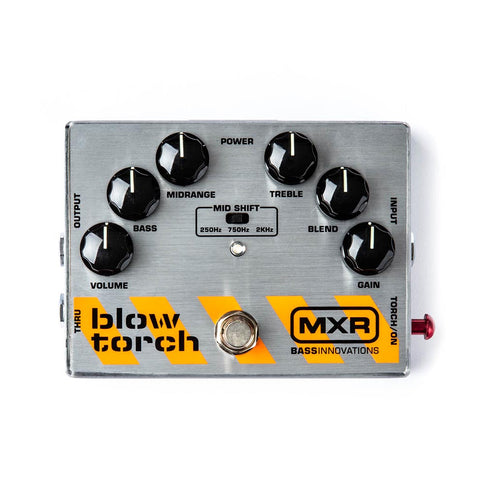 MXR M181 Bass Blow Torch Overdrive Distortion Guitar Effects Pedal (B-Stock)