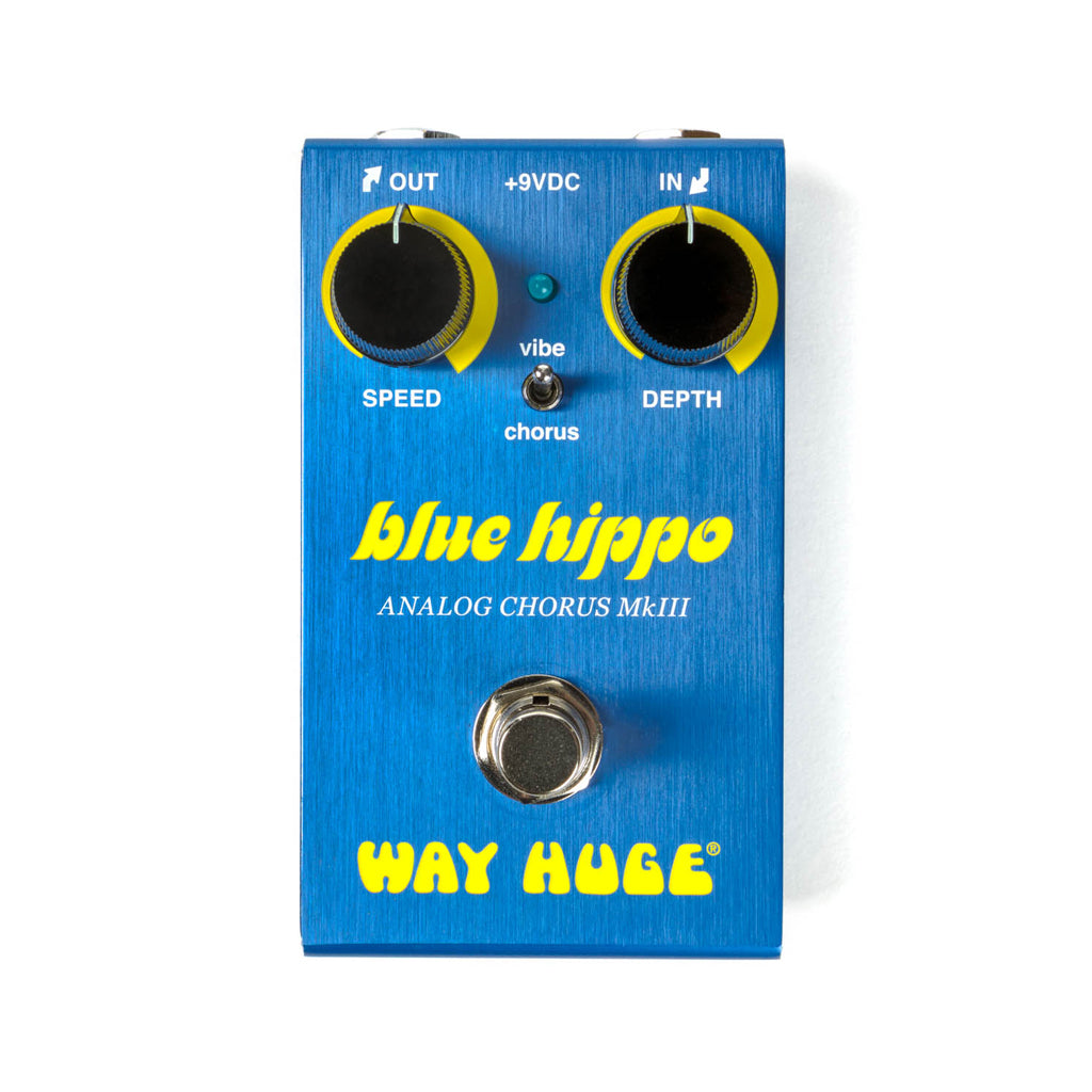 ギター WAY HUGE WM61 BLUE HIPPO ANALOG CHORUS Way Huge WM61 Smalls Blue Hippo Analog Chorus Guitar Effects Pedal