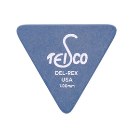 Teisco Del Rex Large Triangle Guitar Pick, 1.00mm, 6-Pick Pack