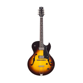 Heritage Standard Collection H-575 Hollow Electric Guitar with Case, Original Sunburst