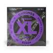 D'Addario ECG24 Chromes Flat Wound Electric Guitar Strings, Jazz Light, 11-50