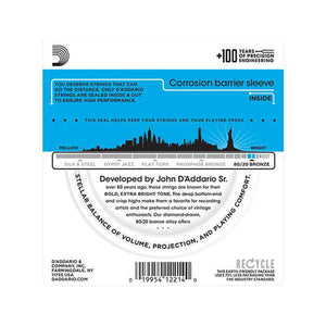 D'Addario EJ36 80/20 12-Strings Bronze Acoustic Guitar Strings, Light, 10-47