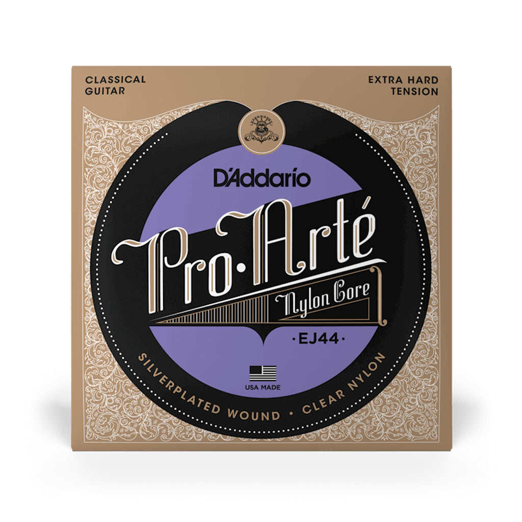 D'Addario EJ44 Pro-Arte Nylon Classical Guitar Strings, Extra Hard Tension