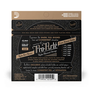 D'Addario EJ44 Pro-Arte Nylon Classical Guitar Strings, Extra Hard Tension