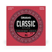 D'Addario EJ27N Student Nylon Classical Guitar Strings, Normal Tension, Clear/Silverplated Wound