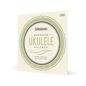 D'Addario EJ88S Nyltech Ukulele Strings, Soprano