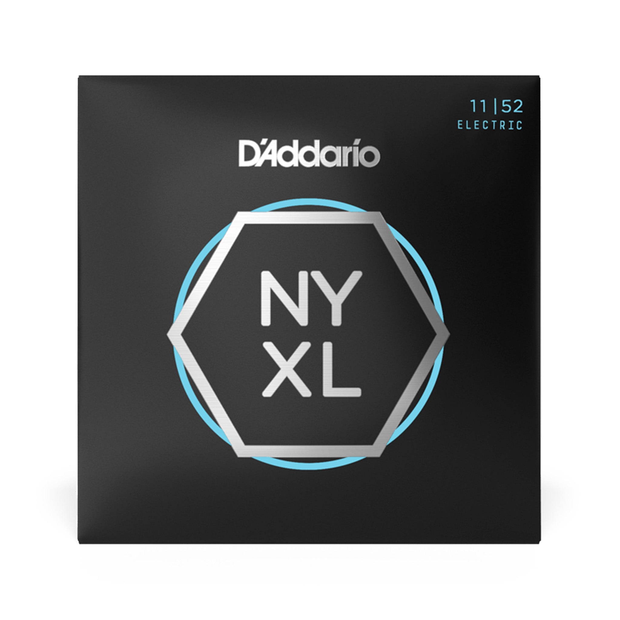 D'Addario NYXL1152 NYXL Nickel Wound Electric Guitar Strings, Medium Top/Heavy Bottom, 11-52