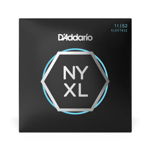 D'Addario NYXL1152 NYXL Nickel Wound Electric Guitar Strings, Medium Top/Heavy Bottom, 11-52