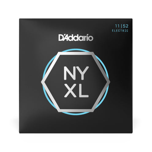 D'Addario NYXL1152 NYXL Nickel Wound Electric Guitar Strings, Medium Top/Heavy Bottom, 11-52