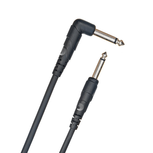 D'Addario PW-CGTRA-10 10' Classic Series Instrument Cable, Straight w/Angled