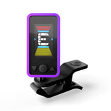 D'Addario PW-CT-17PR Eclipse Headstock Tuner, Purple