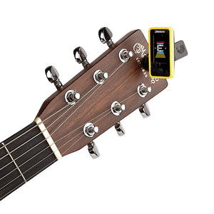 D'Addario PW-CT-17YL Eclipse Headstock Tuner, Yellow