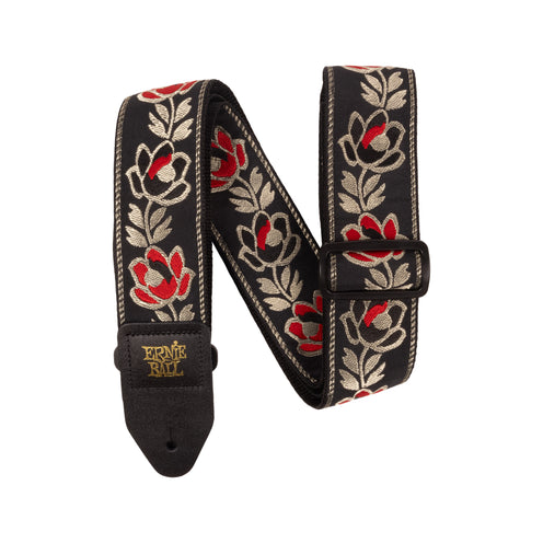 Ernie Ball Jacquard Guitar Strap, Noble Rose