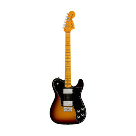 Fender American Vintage II 75 Telecaster Deluxe Electric Guitar, Maple FB, 3-Tone Sunburst