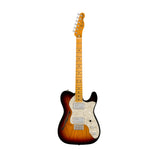 Fender American Vintage II 72 Telecaster Thinline Electric Guitar, Maple FB, 3-Tone Sunburst