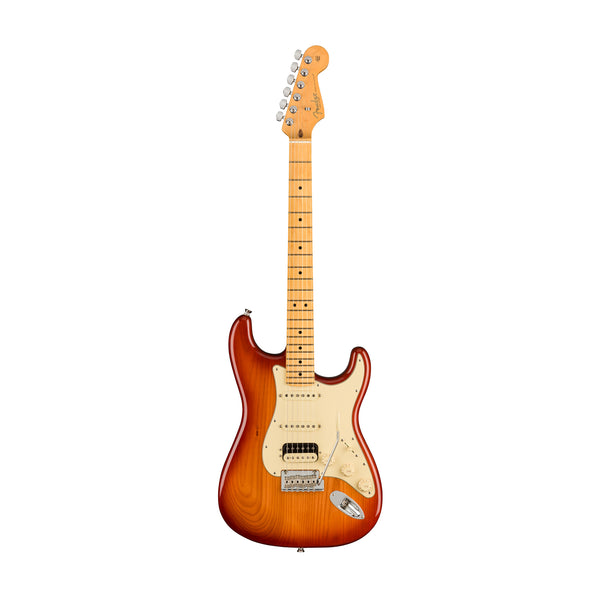 Fender American Professional II Stratocaster, Rosewood Fingerboard, Mercury〈フェンダーUSAストラトキャスター〉 Fender American Professional II HSS Stratocaster Electric Guitar, Maple FB,  Sienna Sunburst