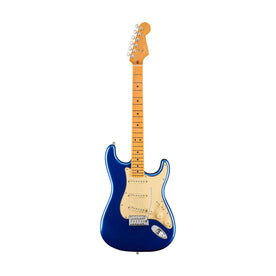 Fender American Ultra Stratocaster Electric Guitar, Maple FB, Cobra Blue