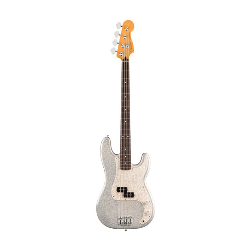 Fender 75th Anniversary Player Series II Sparkle Precision Bass Guitar, RW FB, Diamond Dust Sparkle