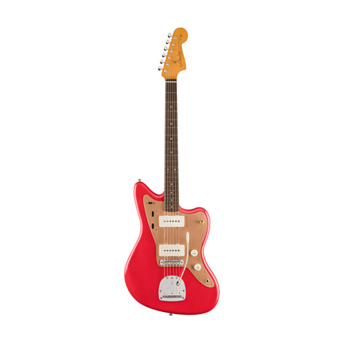 Fender Limited Edition Vintera II Roadworn 50s Jazzmaster Electric Guitar, RW FB, Fiesta Red