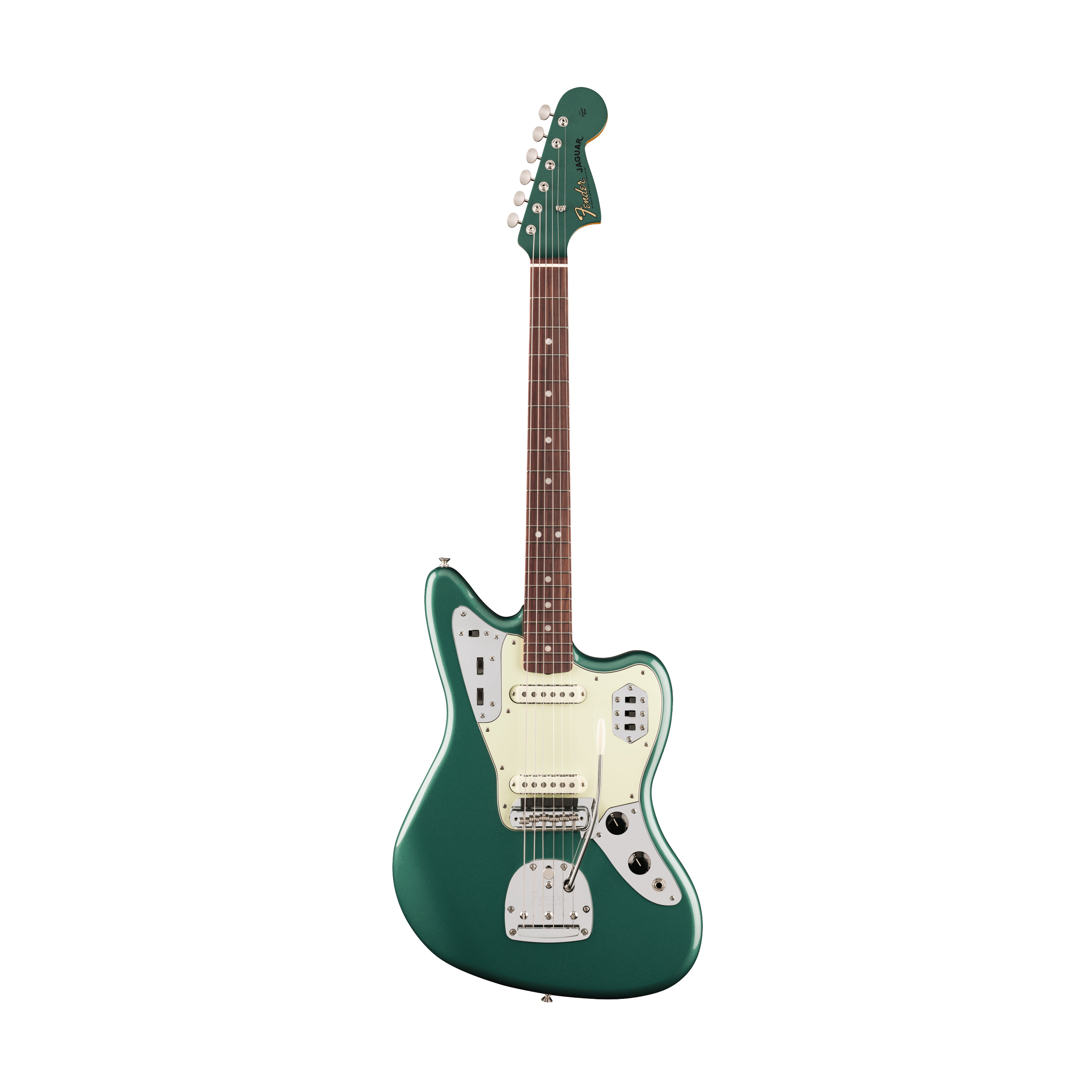 Fender vintera 60’s jaguar Fender Vintera III Mid 60s Jaguar Electric Guitar, RW FB, Sherwood