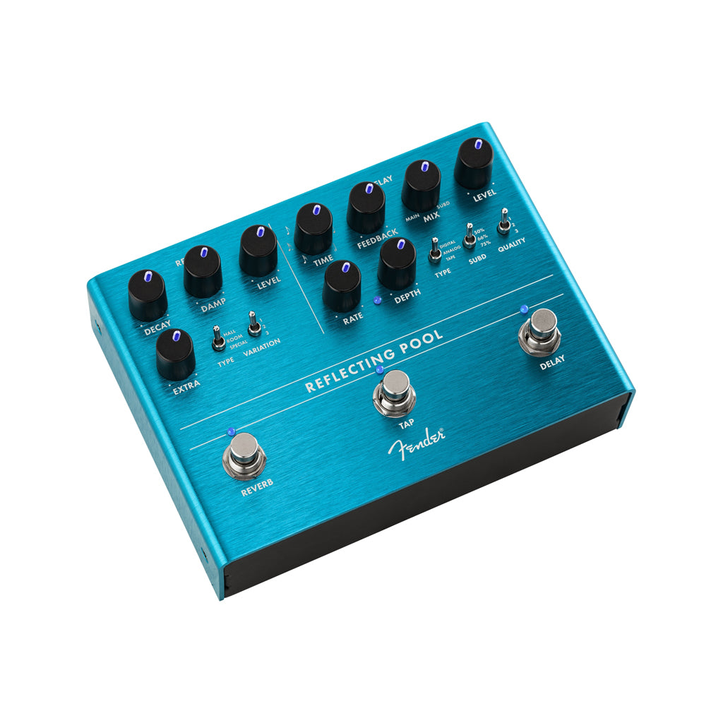 Fender Reflecting Pool Delay & Reverb Guitar Effects Pedal – Dawsons