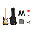 Squier Sonic Stratocaster Pack w/Gig Bag, Maple FB, 10G, 230V UK, 2-Color Sunburst