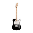 Squier Sonic Telecaster Electric Guitar w/White Pickguard, Maple FB, Black