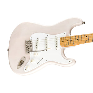 Squier Classic Vibe 50s Stratocaster Electric Guitar, Maple FB, White Blonde