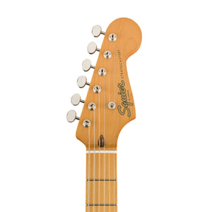 Squier Classic Vibe 50s Stratocaster Electric Guitar, Maple FB, White Blonde