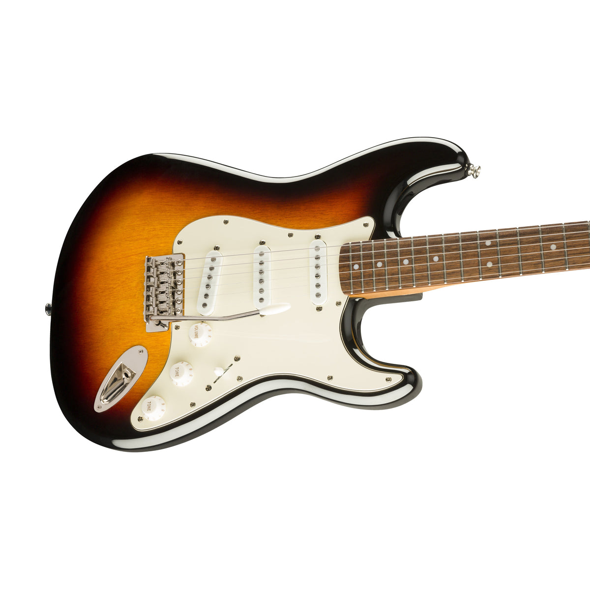 Squier Classic Vibe 60s Stratocaster Electric Guitar, Laurel FB, 3
