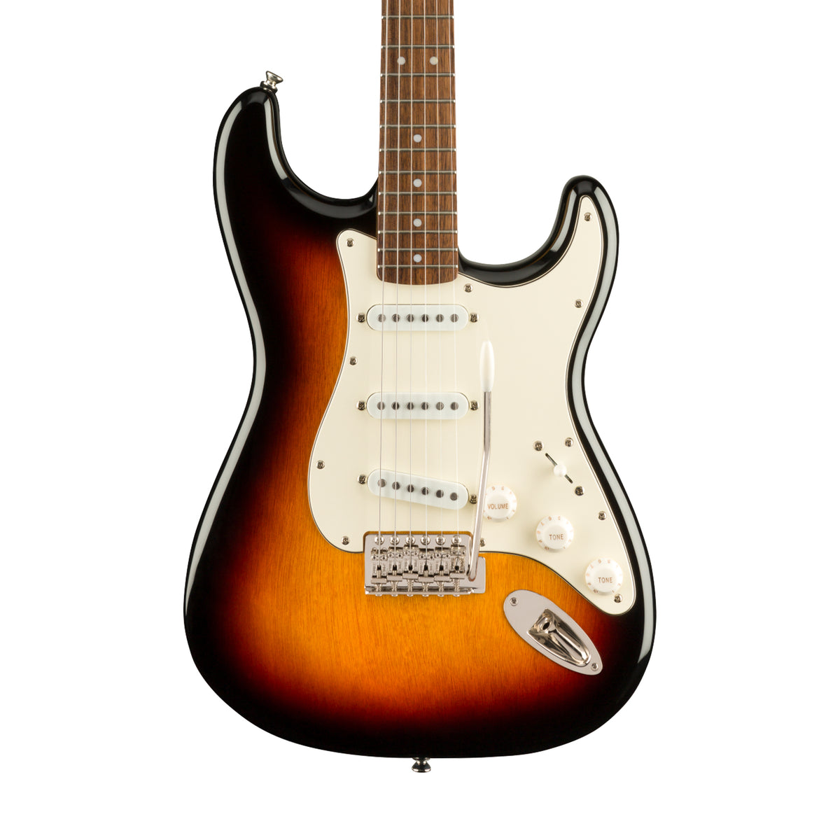 Squier Classic Vibe 60s Stratocaster Electric Guitar, Laurel FB, 3