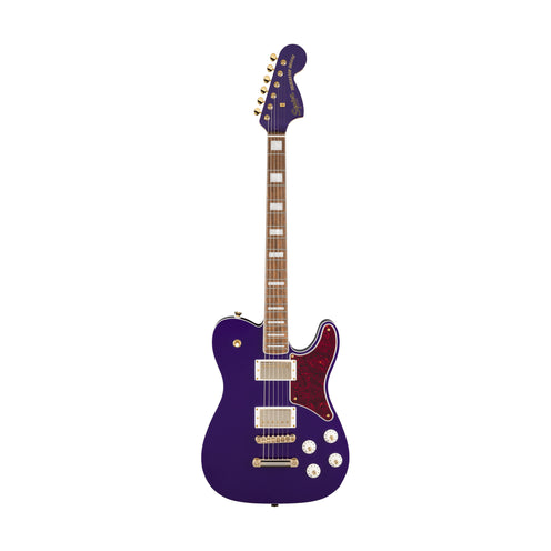 Squier FSR Paranormal Troublemaker Telecaster Deluxe Electric Guitar, Laurel FB, Purple Metallic