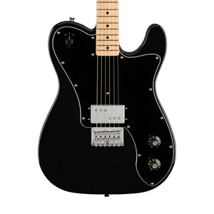 Squier Paranormal Esquire Deluxe Electric Guitar, Maple FB, Metallic Black