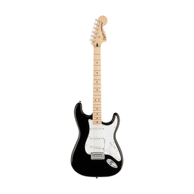 Squier Affinity Series Stratocaster Electric Guitar, Maple FB, Black
