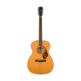 Fender PO-220E Orchestra Electro Acoustic Guitar, Natural