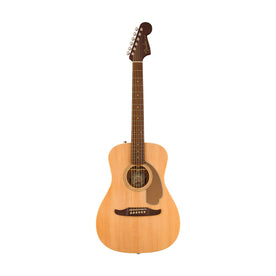 Fender California Malibu Player Small-Bodied Acoustic Guitar, Walnut FB, Natural