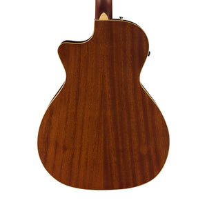 Fender California Newporter Player Medium-Sized Acoustic Guitar, Walnut FB, Tidepool