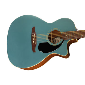 Fender California Newporter Player Medium-Sized Acoustic Guitar, Walnut FB, Tidepool