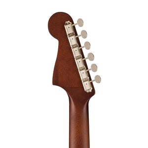 Fender California Newporter Player Medium-Sized Acoustic Guitar, Walnut FB, Tidepool