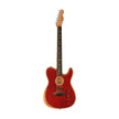 Fender American Acoustasonic Telecaster Acoustic Electric Guitar w/Bag, Ebony FB, Crimson Red